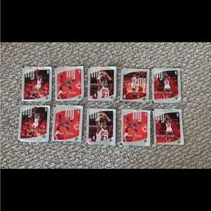 Michael Jordan 1998 Upper Deck Chicago Stickers - 10 Unopened Packs (6 per pack)